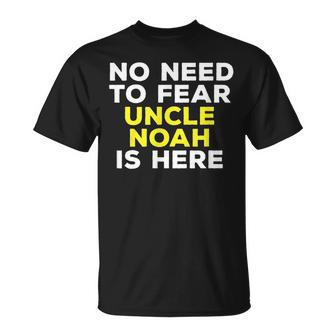 Noah Uncle Family Graphic Name T-Shirt - Seseable