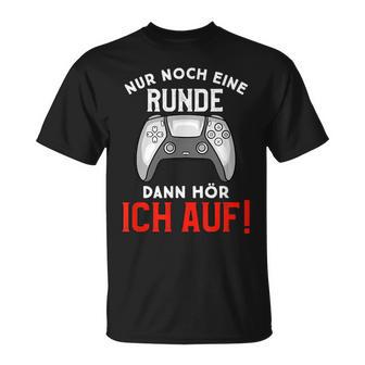 Noch Ein Round Then Hörr Ich Auf Gaming Console Ps T-Shirt - Seseable