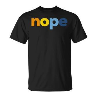 Nope Aroace Pride Lgbtq Lgbt Aro Ace Aromantic Asexual T-Shirt - Seseable