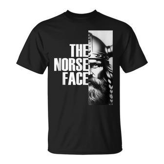 The Norse Face Viking Warrior Face 4 T-Shirt - Monsterry AU