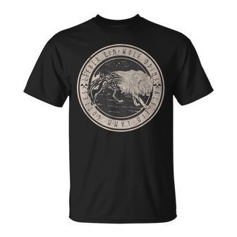 Norse Mythology Odin Wolf Valhalla T-Shirt - Thegiftio UK