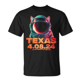North America Total Solar Eclipse Dog Corgi 2024 Texas Usa T-Shirt - Thegiftio UK