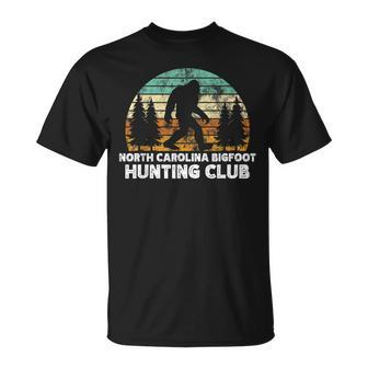 North Carolina Bigfoot Hunting Club Sasquatch Fan T-Shirt - Monsterry AU