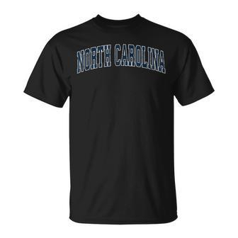 North Carolina Nc Vintage Sports Navy T-Shirt - Monsterry DE