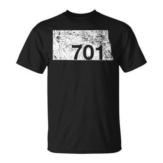 North Dakota Area Code 701 Hometown Souvenir T-Shirt - Monsterry