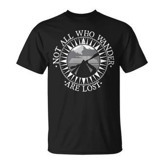 Not All Those Who Wander Are Lost Kayak Kayaking T-Shirt | Mazezy