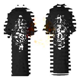 Notas Musicales De Colores Clave De Sol Camiseta unisex - Regaloses