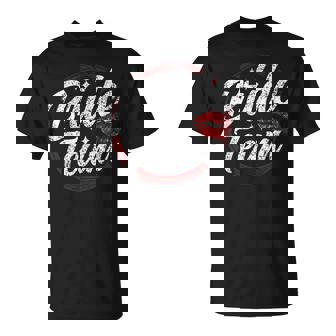 Novia Team Lindo Despedida De Soltera Boda Camiseta unisex - Regaloses