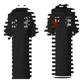 Numéro 12 De Roumanie Maillot Numéro 12 T-Shirt - Cadeauxyz