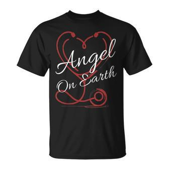 Nurse Cute Doctor er Angel On Earth Nurse T-Shirt - Monsterry AU