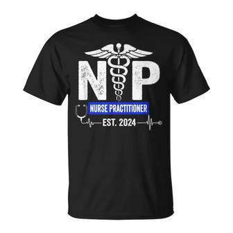 Nurse Practitioner Est 2024 Graduation Grad Students T-Shirt - Monsterry CA