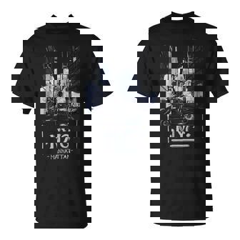 Ny New York City Nyc Manhattan Skylines Buildings T-Shirt - Thegiftio UK
