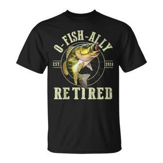 O Fish Ally Retired Since 2024 Fishing Retirement Lovers T-Shirt - Monsterry