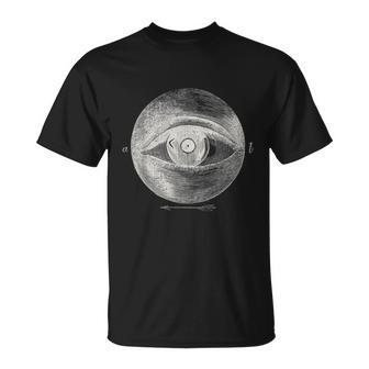 Occult Eye Psychedelic Dark Gothic Vintage T-Shirt - Monsterry