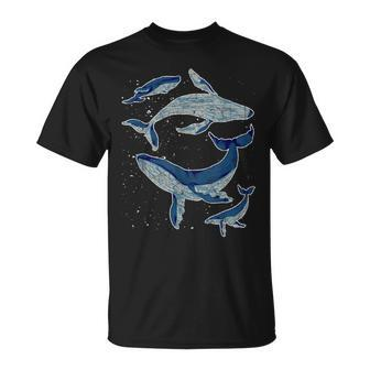 Ocean Animal Lover Sea Creature Mammal Whale T-Shirt - Thegiftio UK