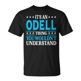 Odell Thing Surname Team Family Last Name Odell T-Shirt - Seseable
