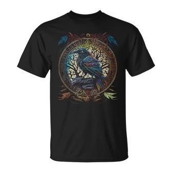 Odin's Raven Northman Valhalla Norse Mythology T-Shirt - Monsterry UK
