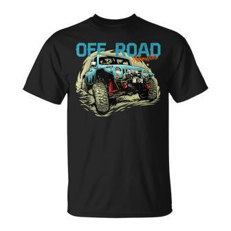 Off Road 4X4 Car Dirt Mud Adventure Nature Outdoors 4-Runner T-Shirt - Monsterry