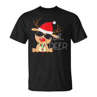 Oh Deer Reindeer T-Shirt - Seseable