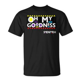 Oh My Goodness 90'S Black Sitcom Lover Urban Clothing T-Shirt - Monsterry DE