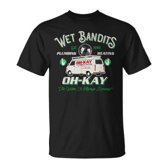 Oh Kay Bandits Plumbing And Wet Retro Heating T-Shirt - Monsterry CA