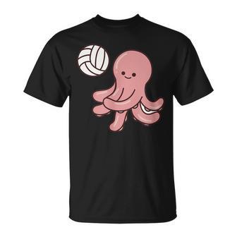 Oktopusolleyball Spieler Ballsportarten T-Shirt - Geschenkecke