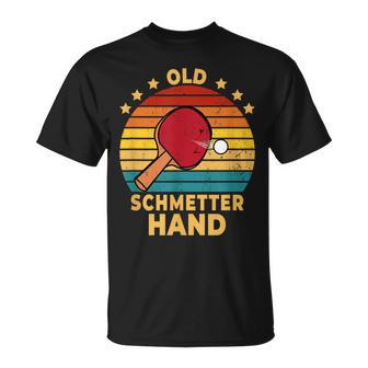 Old Butterhand Table Tennis Games T-Shirt - Geschenkecke