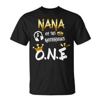 Old School Hip Hop Nana Of The Notorious One T-Shirt - Monsterry