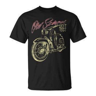 Oldschool Moped Simson Schwalbe T-Shirt - Seseable