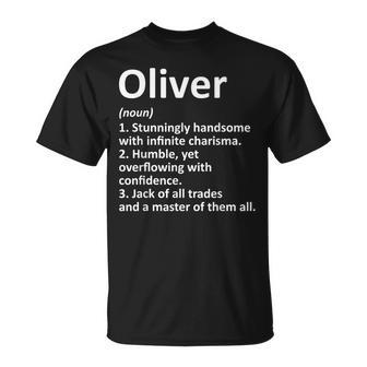 Oliver Definition Personalized Name Birthday Idea T-Shirt - Monsterry