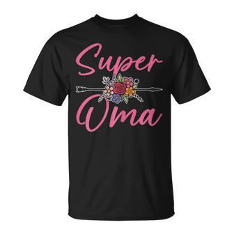 Oma Sprüche Super Oma Lustiges T-Shirt - Geschenkecke