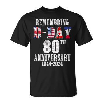 Omaha Beach 1944 D-Day 2024 80Th Anniversary Normandy T-Shirt - Seseable