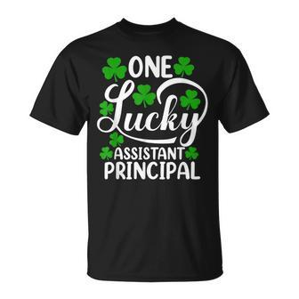 One Lucky Assistant Principal St Patrick's Day T-Shirt | Mazezy