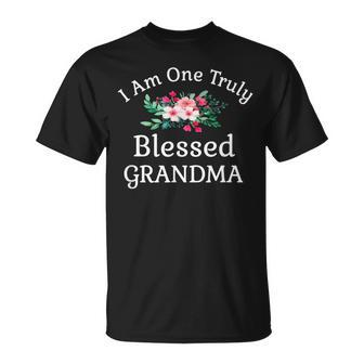 I Am One Truly Blessed Grandma For Grandma T-Shirt - Monsterry