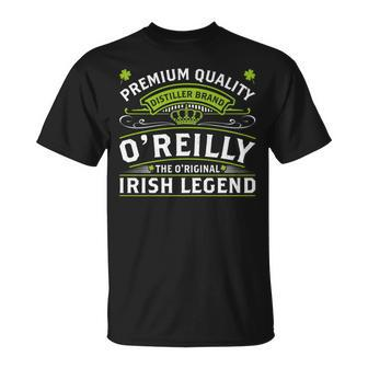 O'reilly The Original Irish Legend Family Name T-Shirt - Seseable