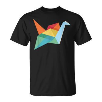 Origami Folding Paper Crane Japanese Culture Retro Vintage T-Shirt - Monsterry UK