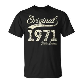 Original 1971 53 Años Cumpleaños Hombre Fabricado En 1971 Camiseta unisex - Regaloses