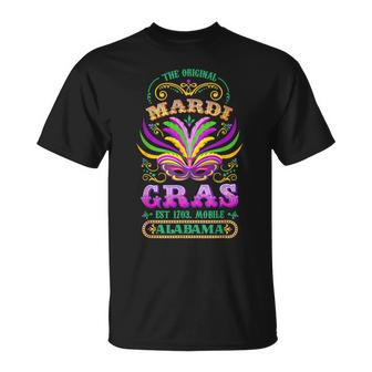 The Original Mardi Gras Mobile Alabama 1703 T-Shirt - Monsterry CA