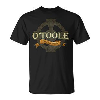 O'toole Irish Surname O'toole Irish Family Name Celtic Cross T-Shirt - Seseable