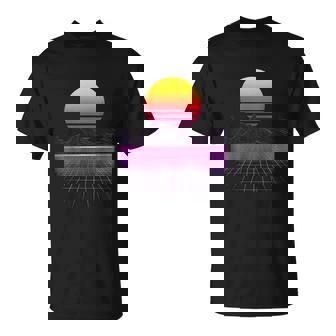 Outrun Synthwave Aesthetic 80s Retro T-Shirt - Thegiftio