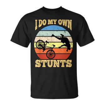 I Do My Own Stunts Mountain Bike Mtb Get Well Soon T-Shirt - Monsterry CA