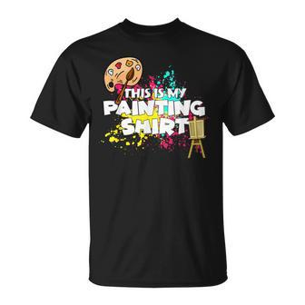 This Is My Painting Drawing Artist Painting T-Shirt - Thegiftio UK