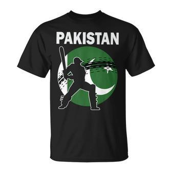 Pakistan Cricket Pakistan Flag Cricket Fans And Player T-Shirt - Monsterry DE