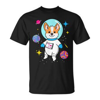 Pansexual Corgi In Space Pan Pride T-Shirt - Monsterry AU