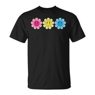 Pansexual Pride Flower Subtle Pride Discreet Pride Pan Pride T-Shirt - Monsterry DE