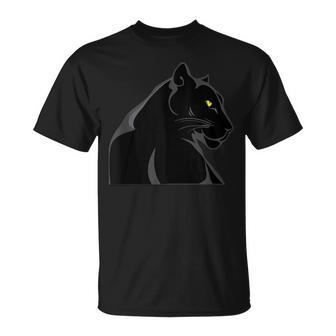 Panthera Species Cat Leopard Melanistic Black Jaguar Panther T-Shirt - Monsterry UK