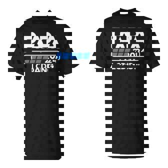 Papa 2024 Cargando Anuncio De Embarazo Soon To Be Papa Camiseta unisex - Regaloses