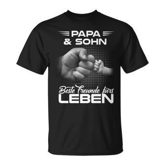 Papa & Sohn Beste Freunde Fürs Leben Father's Day Partner Look T-Shirt - Geschenkecke