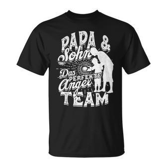 Papa & Sohn Das Perfekte Angel Team Fishing Fishing T-Shirt - Geschenkecke