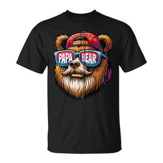 Papa Bär Papa Bearatertagsgeschenk Für Papa Spruch Lustig Kapuzenjacke T-Shirt - Geschenkecke